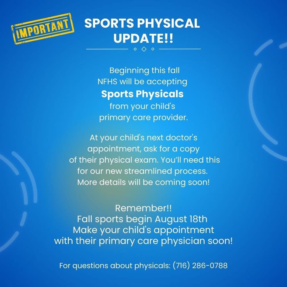 SPORTS PHYSICAL INFORMATION